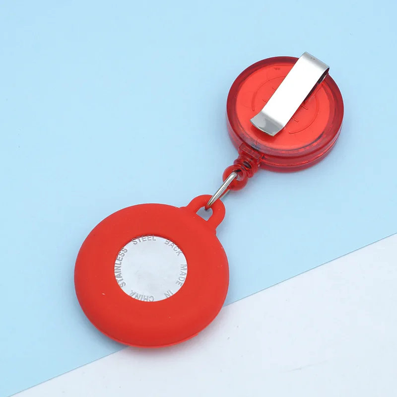 Luminous Nurse Watch Female Student Examination Hanging Doctor Pocket Watch Easy Pull Buckle Silicone Chest Watch Wholesale Gift