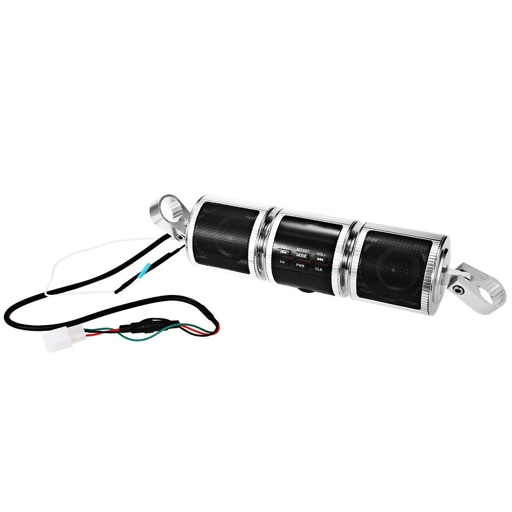 Sound box Motorcycle Speaker Bluetooth V2.1+ EDR Audio Water-resistant Motorbike Stereo Speaker Moto FM Radio AUX USB TF MP3 enlarge