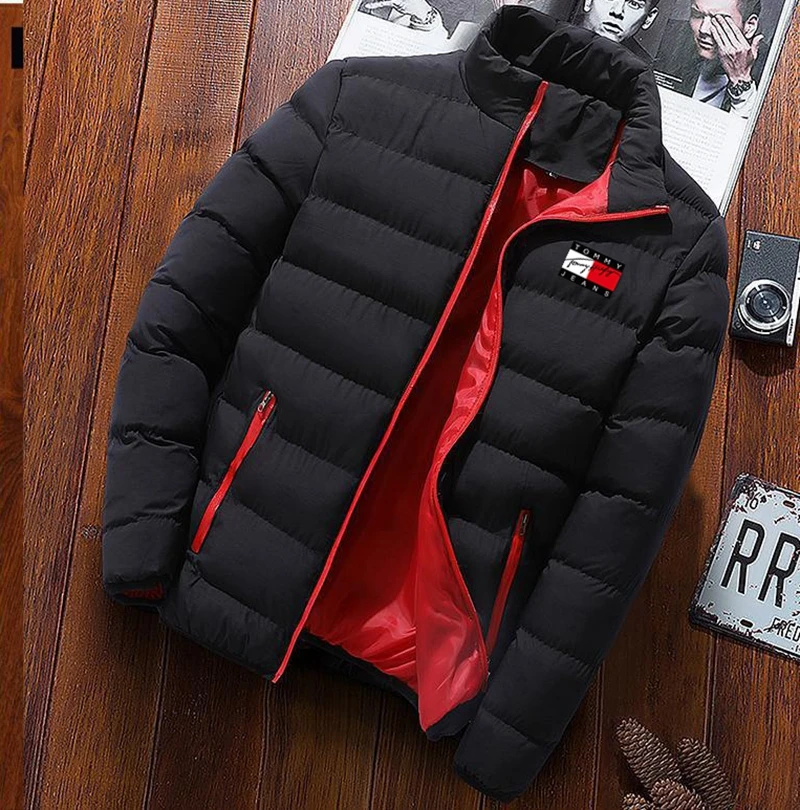 

2023 Winter Men's Jacket Men's Stand Collar Thick Coat Outdoor Men's Warm Cotton Coat Casual Zipper Street Style Coat Men's Jack