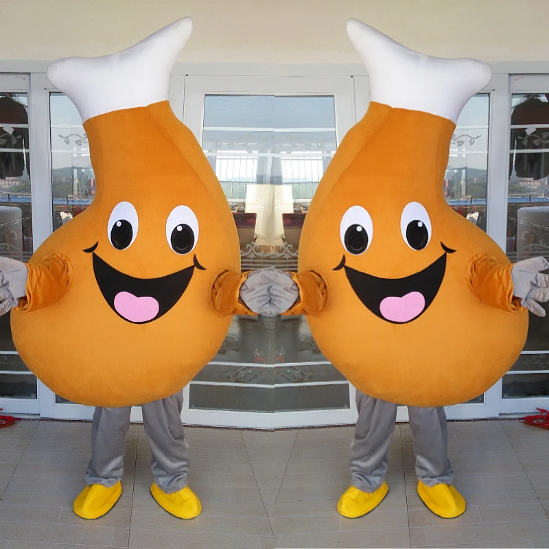 Барабанные палочки клецки мультяшная кукла костюм талисмана для взрослых