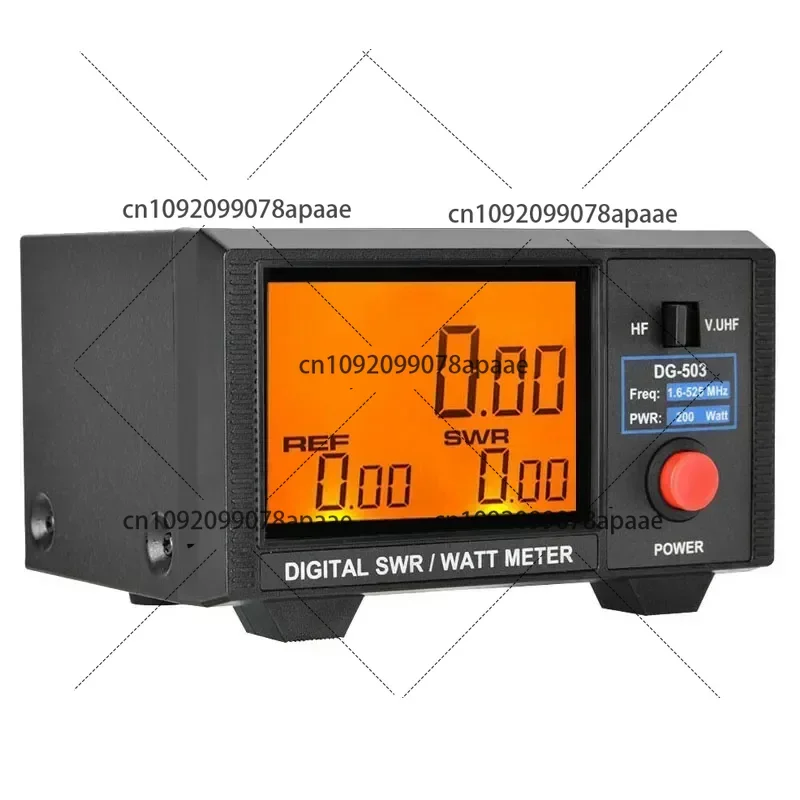 DG-503 Цифровой ЖК-дисплей 3 5 дюйма Коротковолновый УФ-стоящий КСВ и ватметр 1 6-60