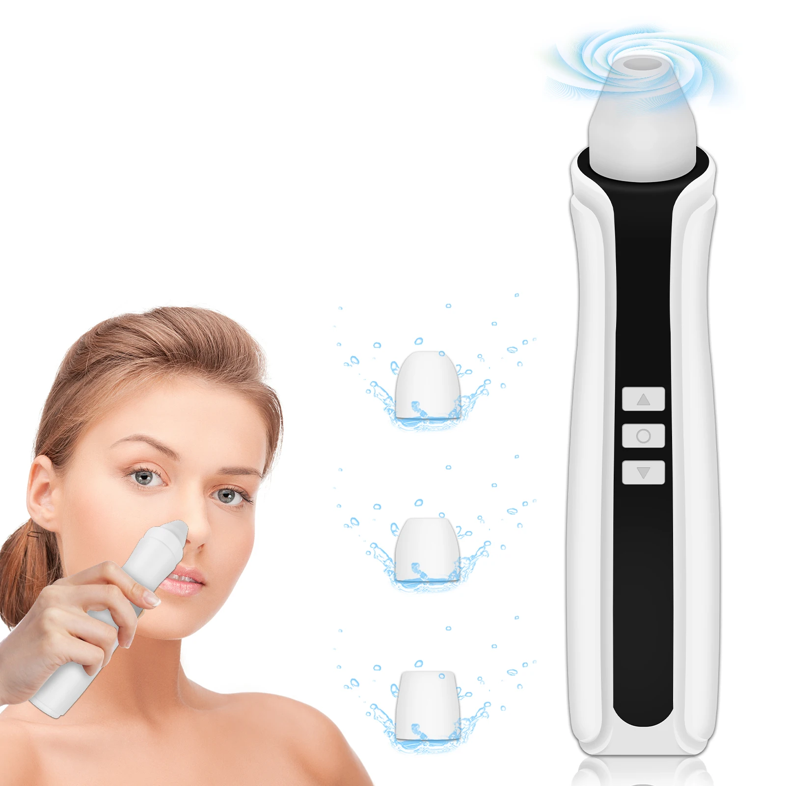 

Electric Visual Blackhead Remover Facial Pore Black Head Acne Cleaner Vacuum Suction 5 Mega-Pixel WIFI Microscope Camera Beauty