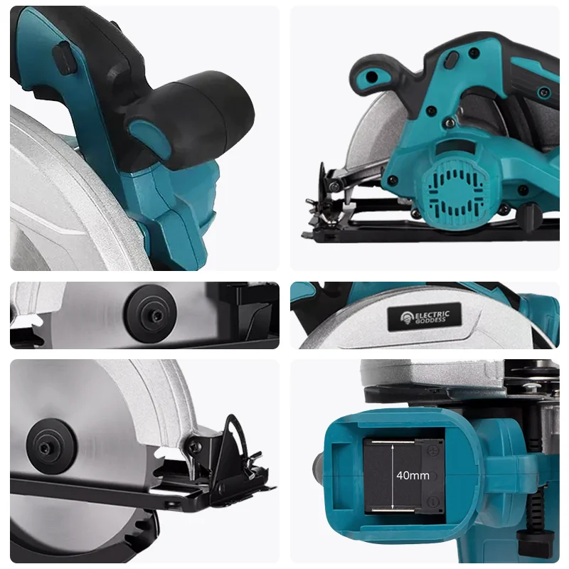 Бесщеточная электрическая циркулярная пила EGOD 45. ° Режущий беспроводной