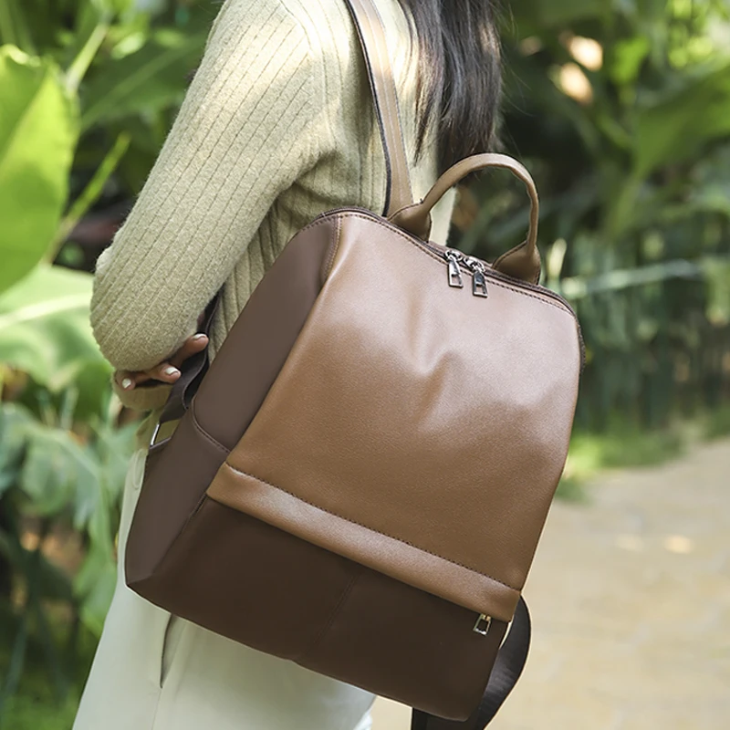 

Винтажные роскошные дизайнерские рюкзаки из мягкой искусственной кожи для женщин, весна 2022, школьные ранцы для девочек-подростков, Женский ...