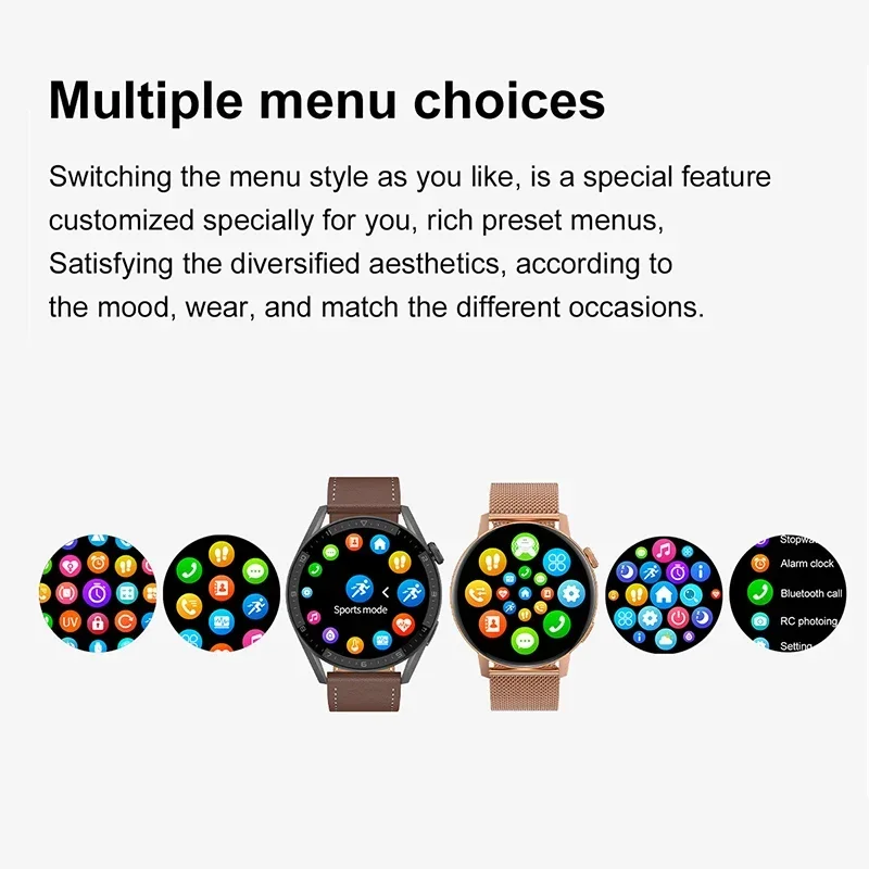 Водонепроницаемые умные часы NFC для мужчин и фитнеса