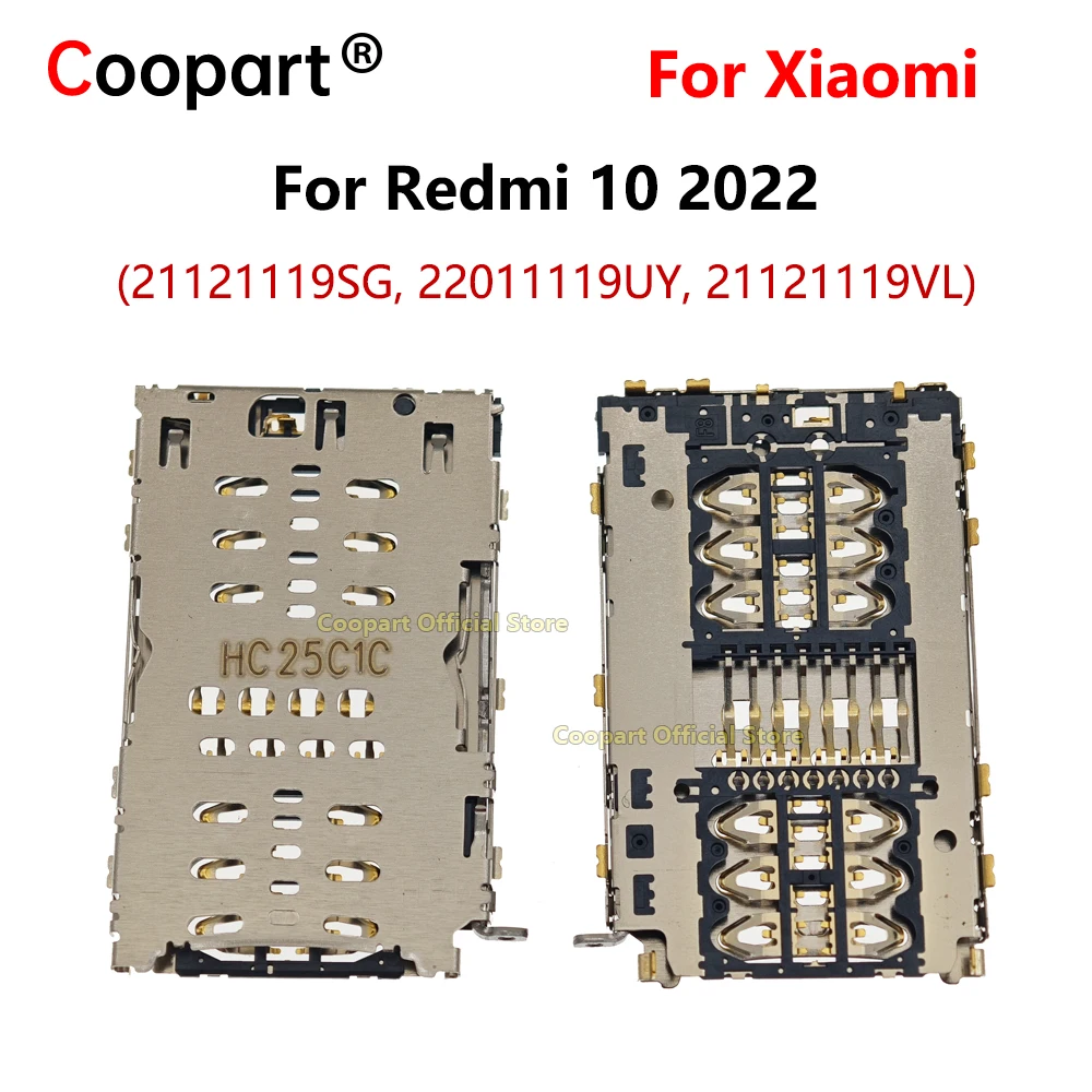 Coopart новый слот Lettore для чтения SIM-карт Redmi 10 2022 устройство лоток держатель слота
