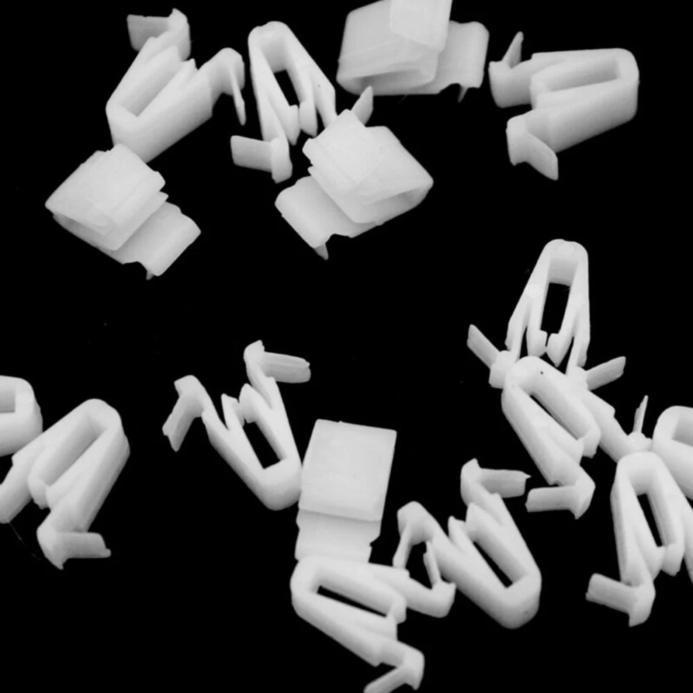 

High quality Clips 20pcs #67771-58010 12.4mm For Auveco A21369 For Lexus For Toyota Tundra For Tundra 2007-On White