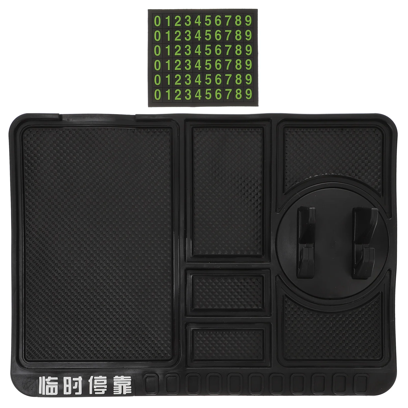 

Car Phonemat Dashboard Pad Holder Antinon Dash Cell Panel Skidmultifunctional Instrument Bracket Temporary Parkingnumber Storage