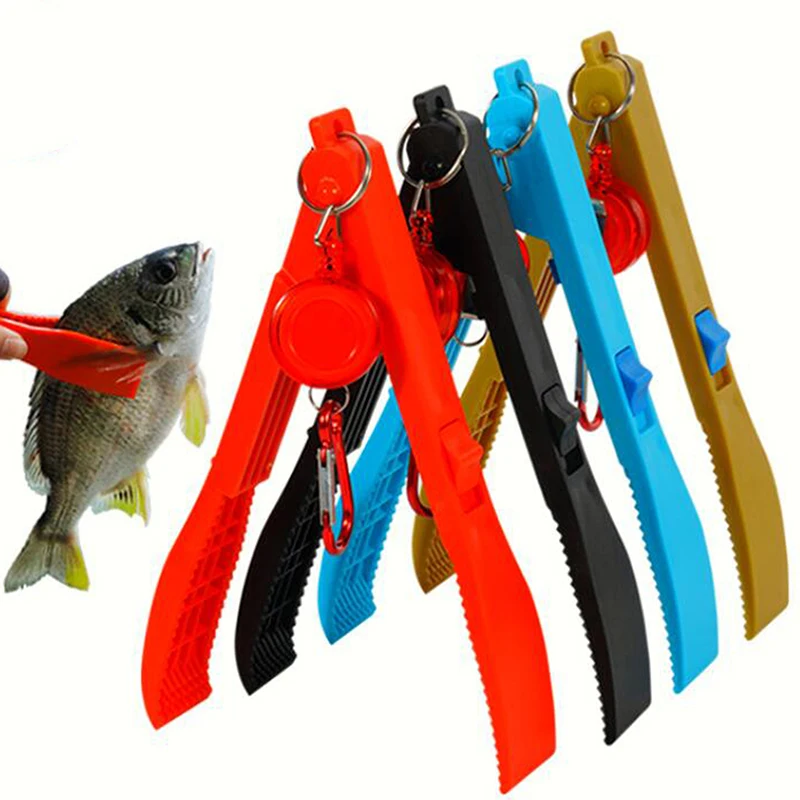 

Multifunctional Fishing Clip Plastic Fish Catcher Hand Tackle Supplies Gripper Clip Fishing Tool Clamp Controller Barbecue Tools