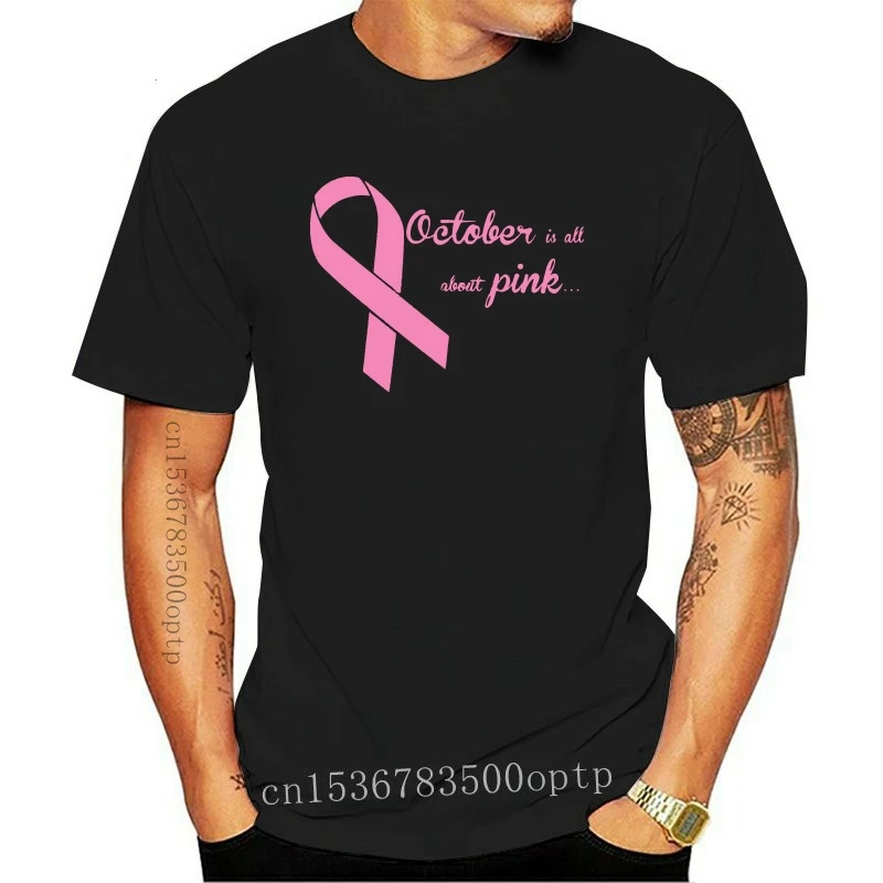 

Мужская одежда октября все о женской розовой футболке рубашки для информирования о раке груди