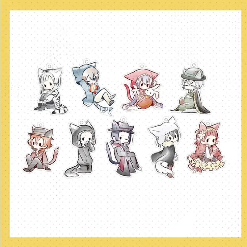 Аниме охватывающий центр дазай Цзи Накайя накажима город брелок Подвеска