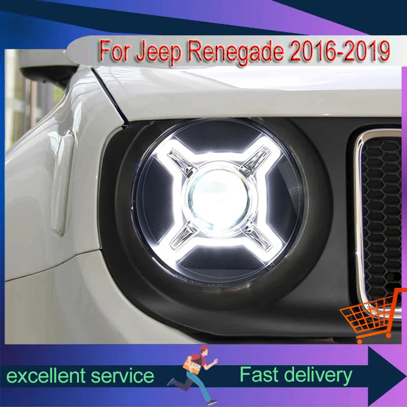 Стайлинг автомобиля для Jeep Renegade 2016-2019 модифицированная интеграция дальнего и