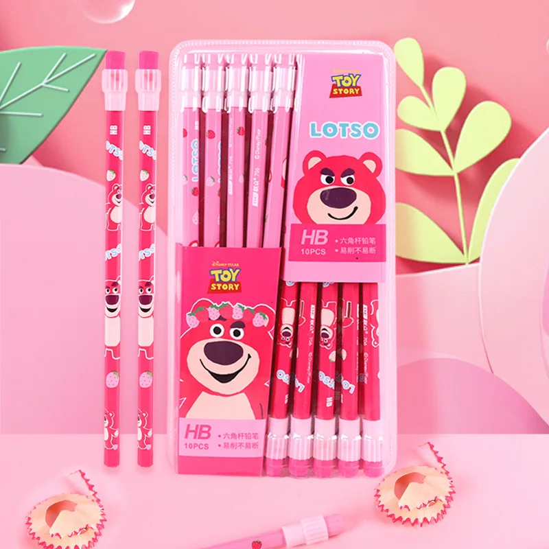 With Eraser Spiderman Elsa School Office Stationery Professional Exam Drawing Writing Pencils