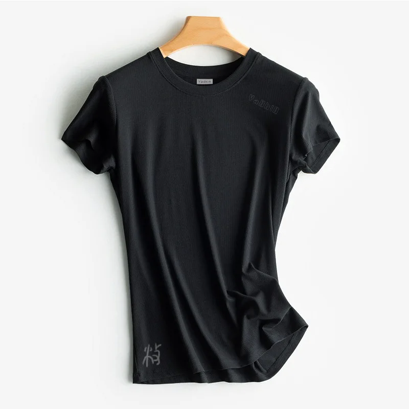 

High-quality Classic Cotton women's breathable short-sleeved casual T-shirt
