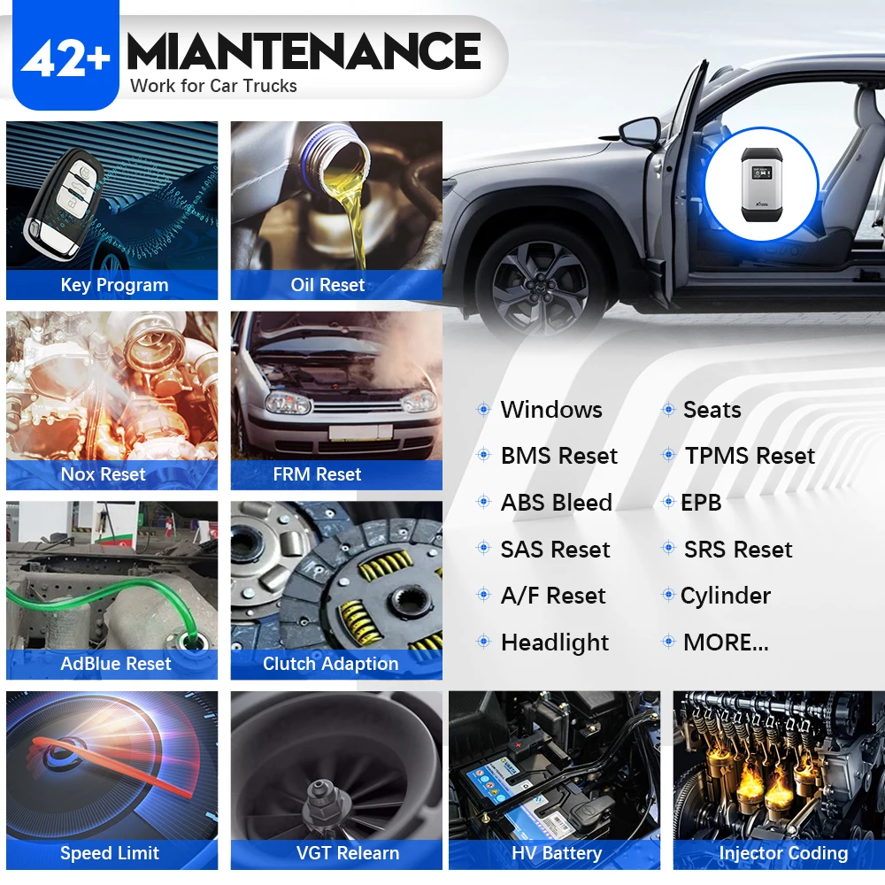 XTOOL D9HD 12/24 В грузовики диагностический сканер инструмент сверхмощный грузовик OBD2