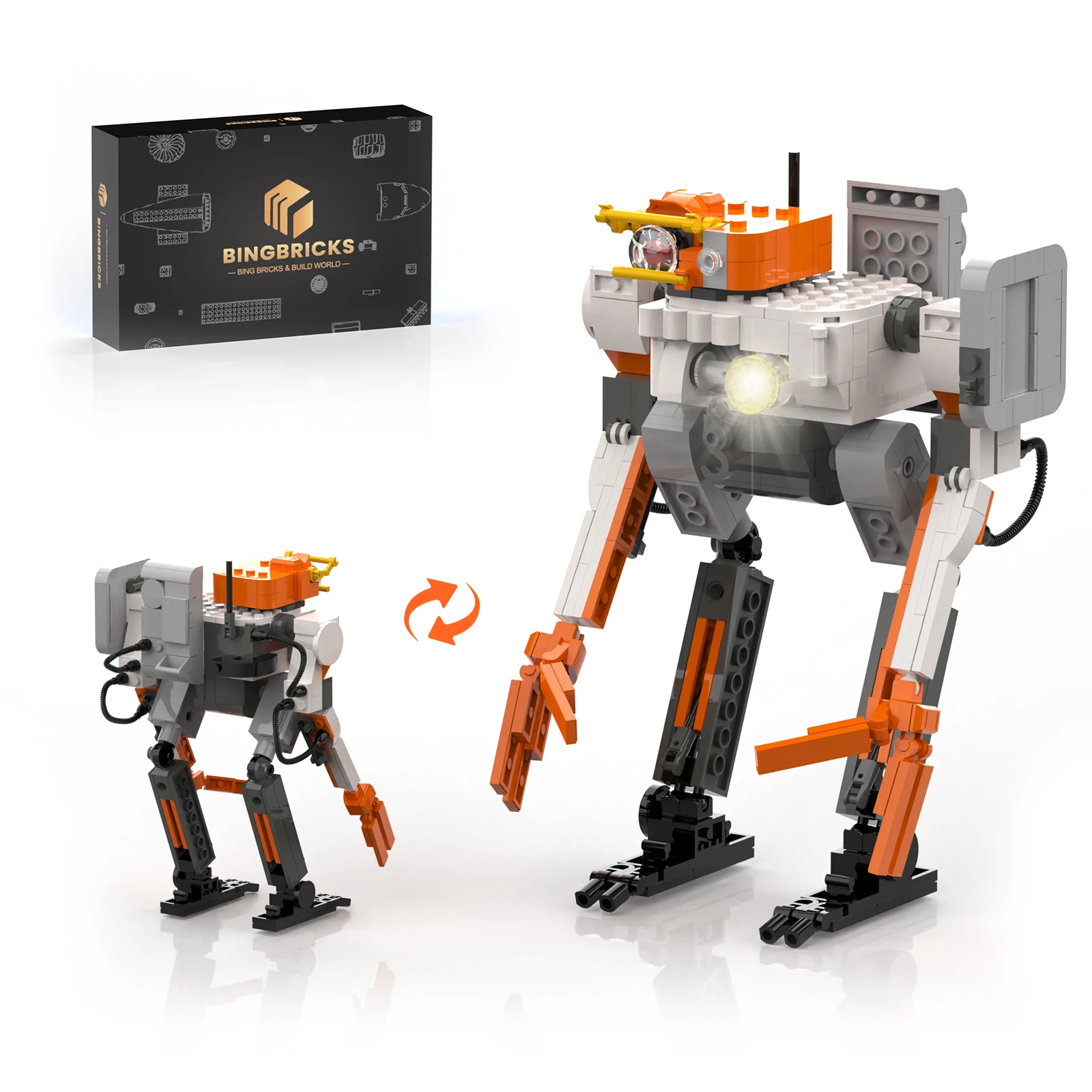 Конструктор-робот Vasco игрушки MOC товары для фигурок совместные креативные