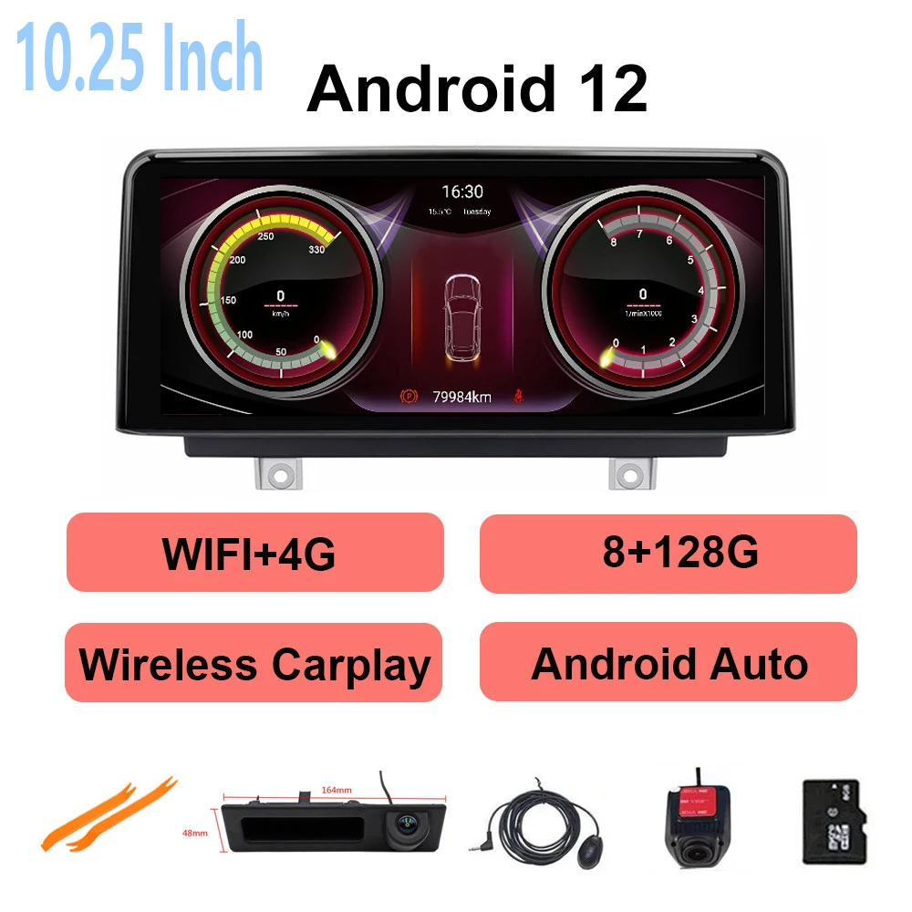

For BMW F20 F21 F22 F30 F31 F32 F33 F36 Original NBT System Car Multimedia Stereo Player Autoradio GPS Navigation Android 12.0