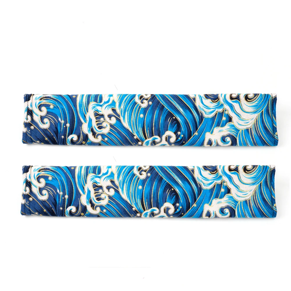 

ZSRacing Универсальный японский стиль, автомобильный ремень безопасности, накладка на ремень безопасности, 2 шт., совместимая со всеми автомобилями и рюкзаком BAG078