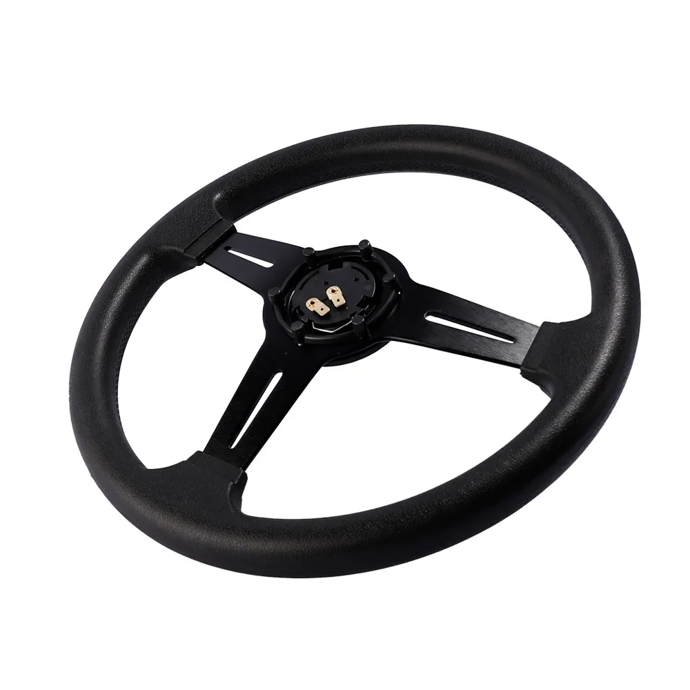 Игровой спортивный 13-дюймовый руль из алюминия + искусственной кожи имитация