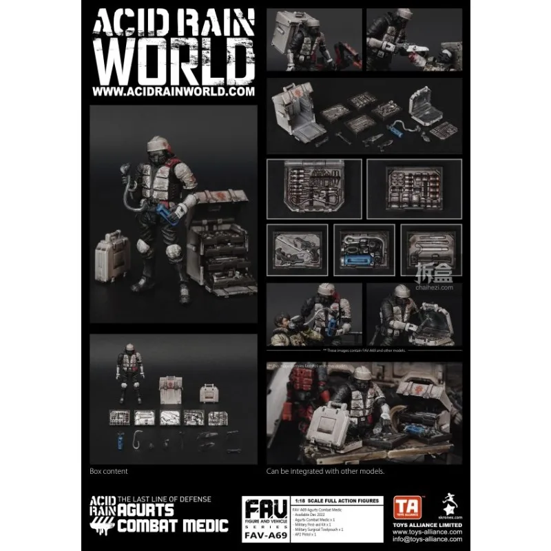 Фото Spot Acid Rain War Original FAV-A69 Agus A70 Trevor A71 National Aid Project Flea, мобильная модель солдата аниме, коллекционный подарок №5
