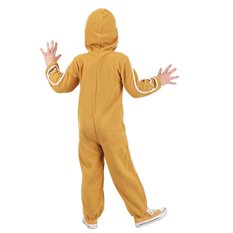 Взрослый Chtismtas Xmas Party Косплей Комбинезон с капюшоном Колобок Костюм