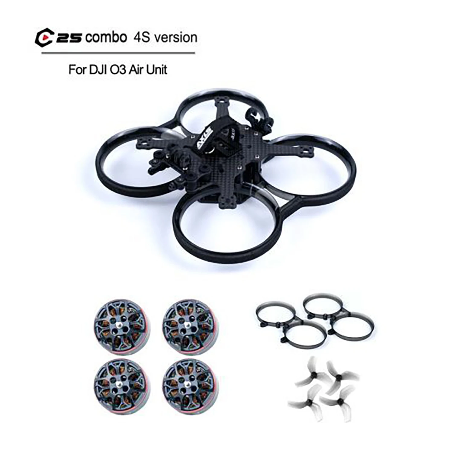 

Axisflying Cineon C25 V2 / 2.5inch Frame Kit and C135 Motors Combo