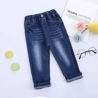 2022 baby jeans solid color jeans for girls spring autumn jeans baby girl casual style toddler girl clothes