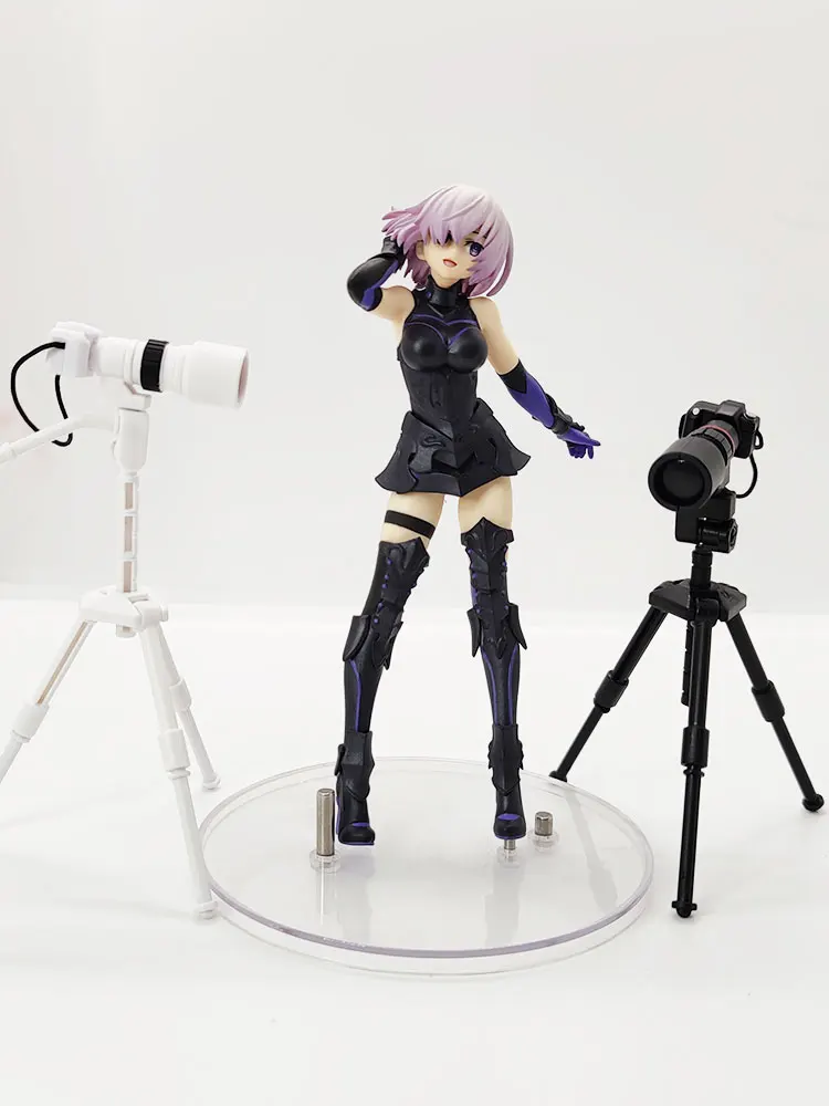 Фото Оригинальная аниме-фигурка Tarlin Gashapon, милая имитация миниатюрной зеркальной камеры, телескопическая подвижная фигурка Kawaii, капсульные игрушки, подарок №5