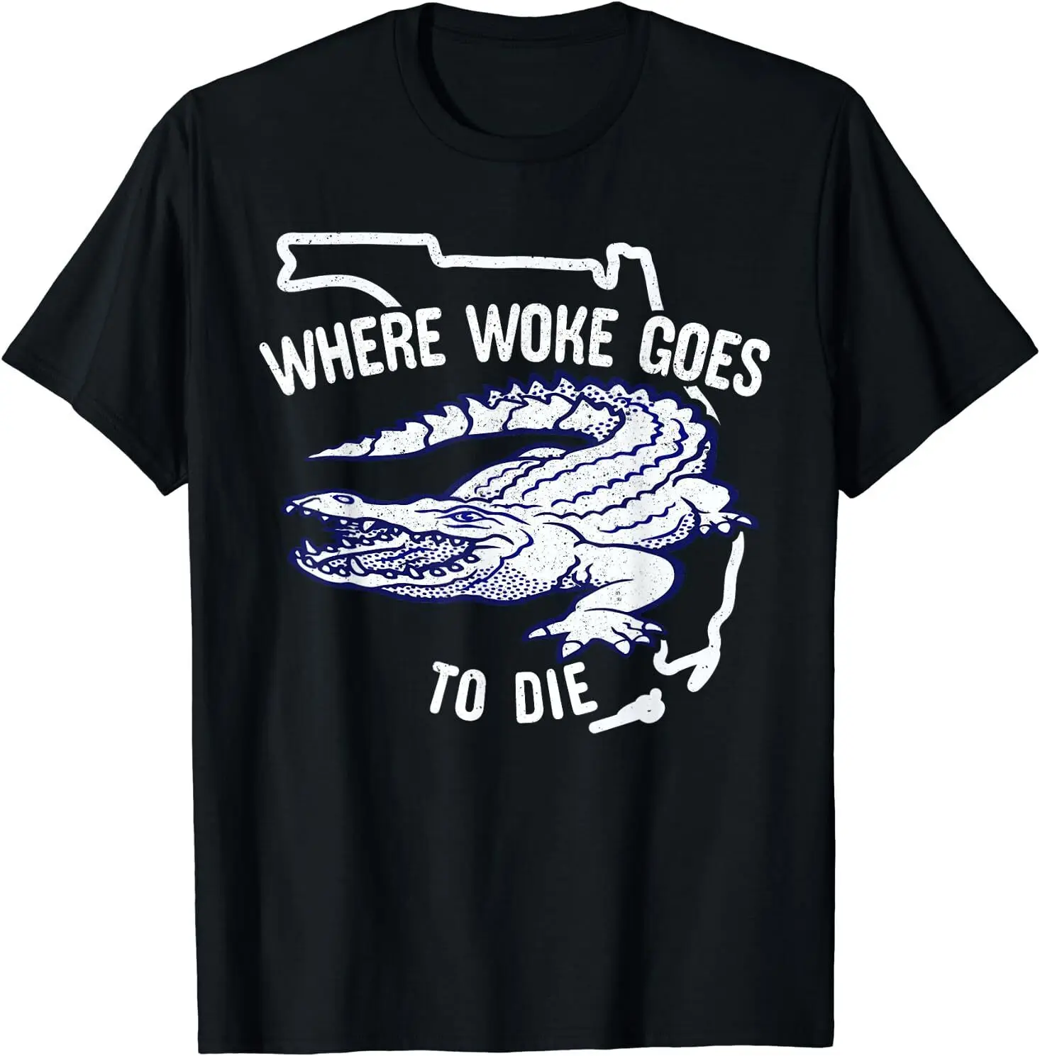 Флорида где проснулась DeSantis Florida смешная футболка размер S-5XL