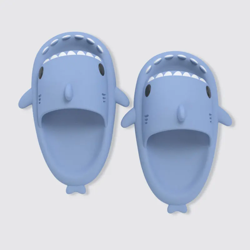 

New Summer Slippers Lovely Shark Shape Slides Outdoor Women Shoes Kids Children Flip Flops Men Couples Cartoon EVA