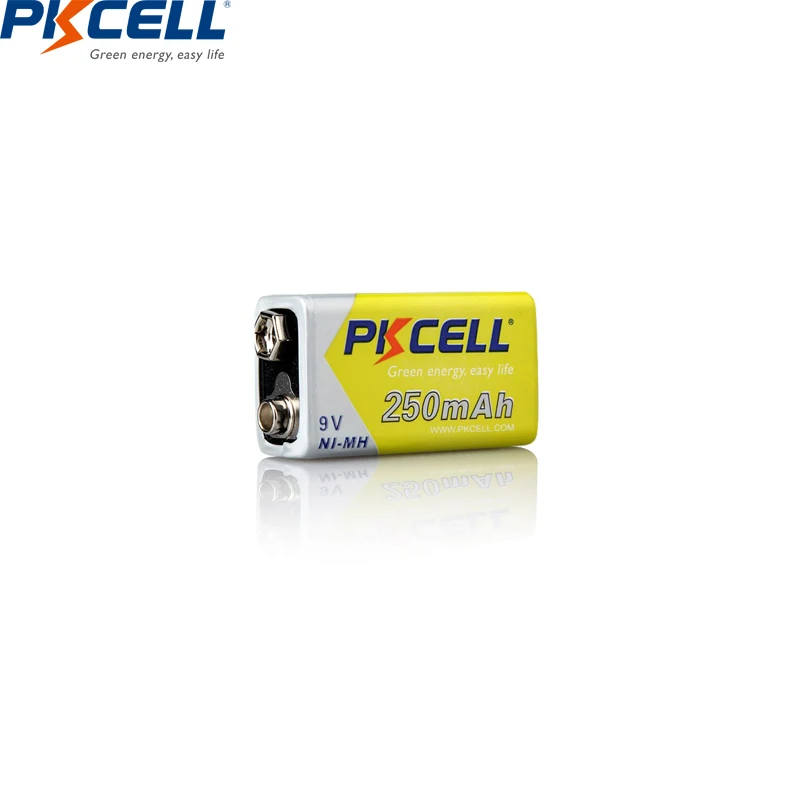 

NEWCE 9V Battery 250mAh Ni-MH 9V Rechargeable Battery superior for 6f22 6lr61 battery electronic thermometer KTV Microphone PKCE