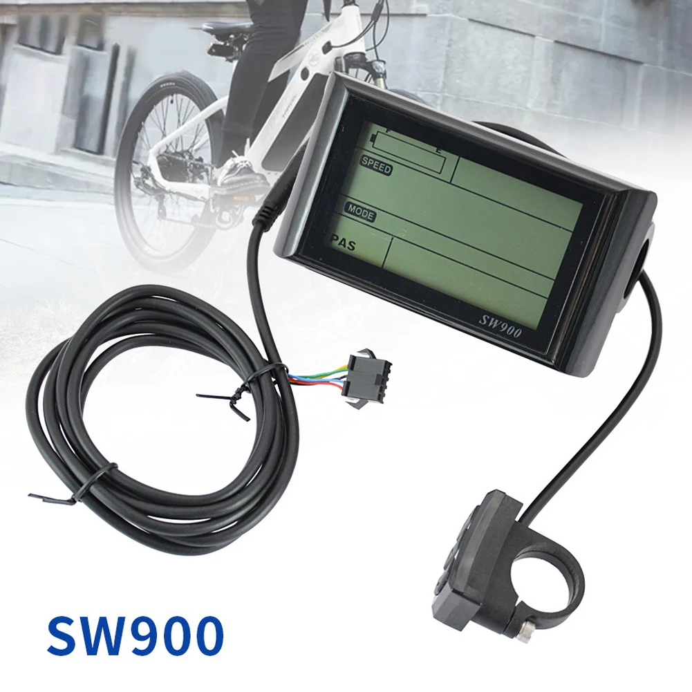 

Cycling Outdoor Sports Display Screen Display Meter Easy To Use Useful 110*62mm 5 Pins SM Plug Electric Bicycle