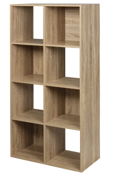 Органайзер с 12 кубиками деревянная книжная полка книжный шкаф открытой полкой в