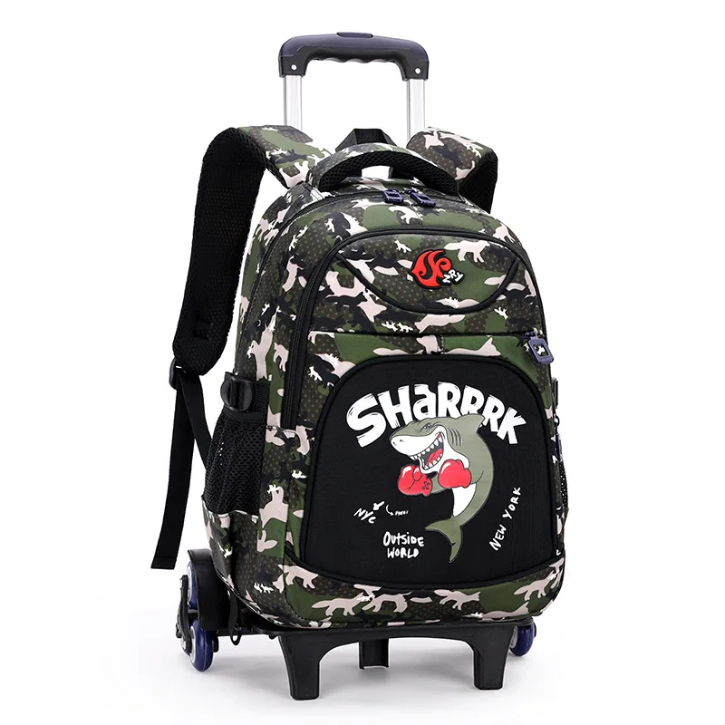Trolley Children School Bags With Wheel Mochila Kids Backpacks Trolley Luggage For Boys backpack Escolar Backbag Schoolbag 2022