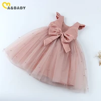 baby 1 7y christmas princess toddler kid child girls tutu dress party wedding birthday dresses for girl pearl bow costumes