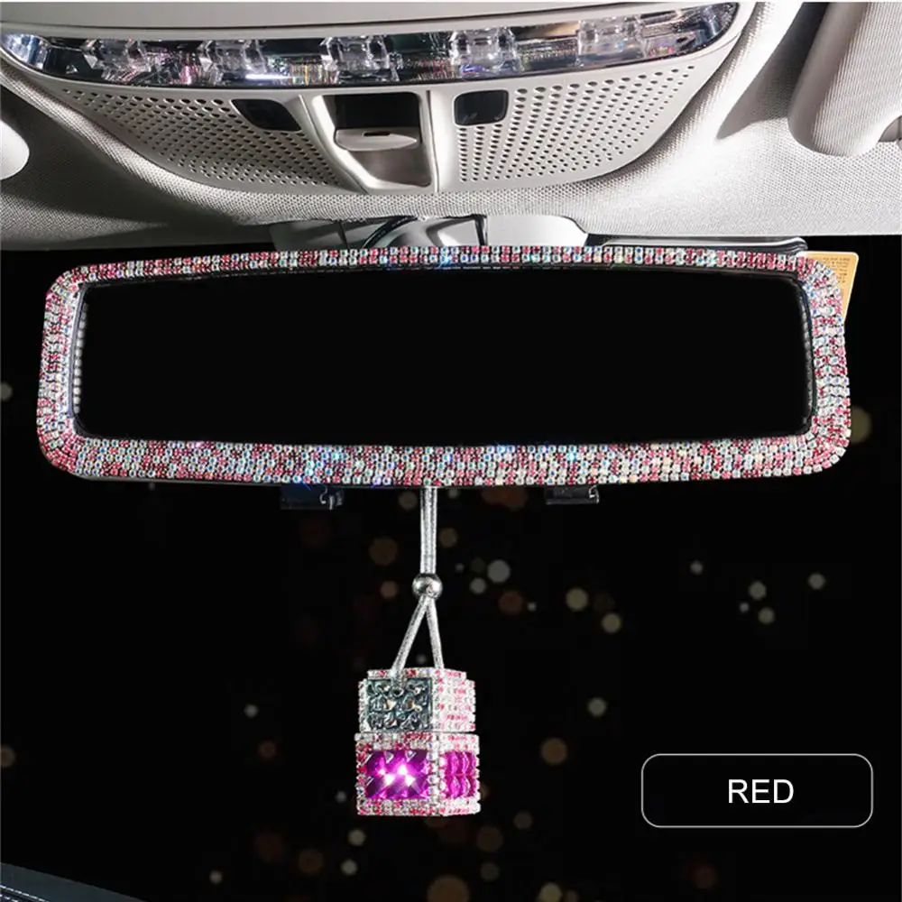 

Car Aromatherapy Pendant Diamond Pendant Creative Aromatherapy Bottle Car Rearview Mirror Pendant Auto Interior Accessories