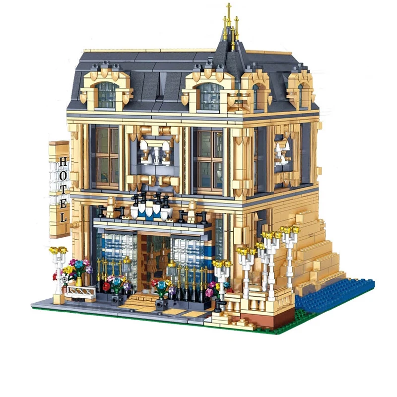 

2099 шт., Детский конструктор Moc Carlo Серии Street View