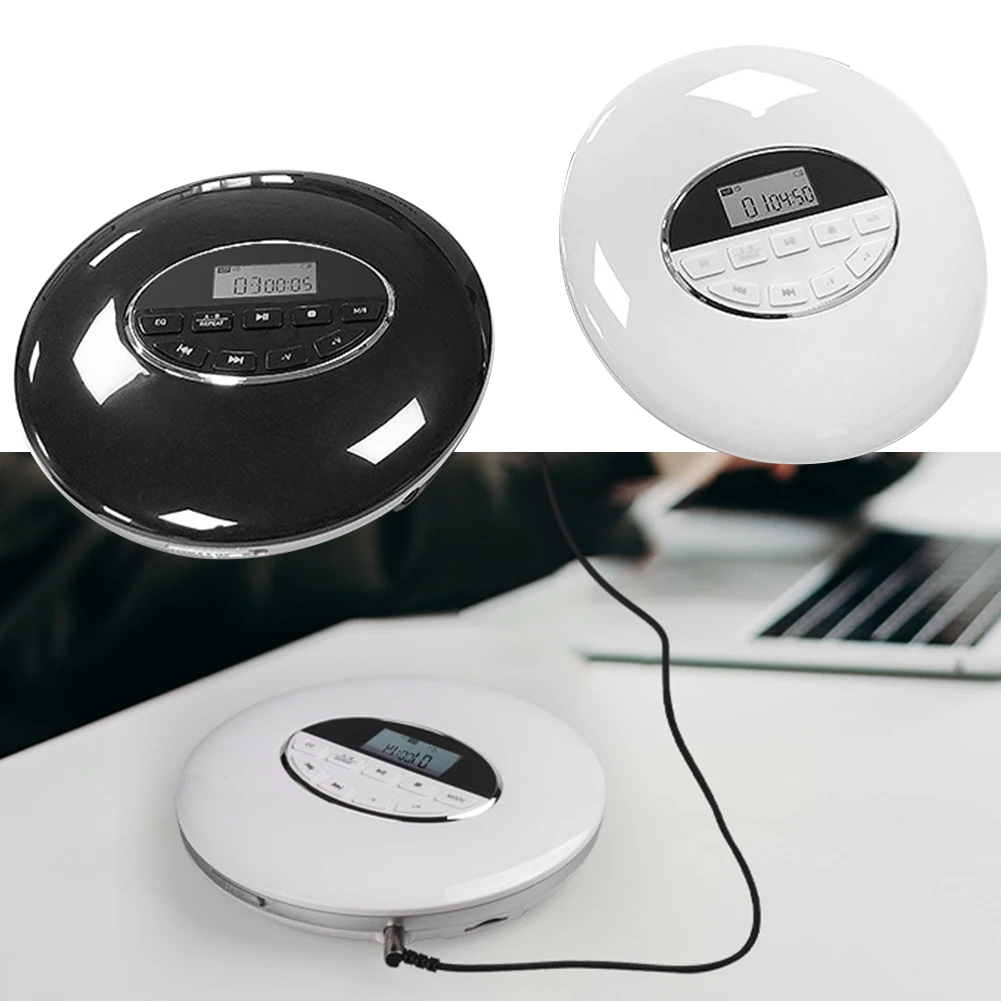 

Portable CD Player with Bluetooth Walk man Player with LCD Display Audio 3.5mm Jack for Gift