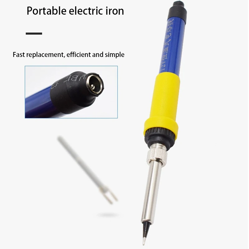 Promotion! DC 12V Portable Soldering Iron Low-Voltage Car Battery 60W Welding Rework Repair Tools |