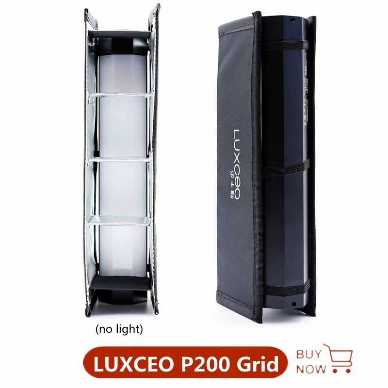 

Складной софтбокс LUXCEO P200 в клетку, рассеиватель света в клетку, аксессуары для видесветильник емки, прожектор для фотографии