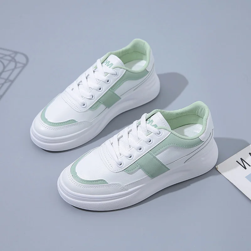 

Женские кроссовки на шнуровке, Нескользящие кроссовки на нескользящей подошве, для прогулок и скейта, осень 2022