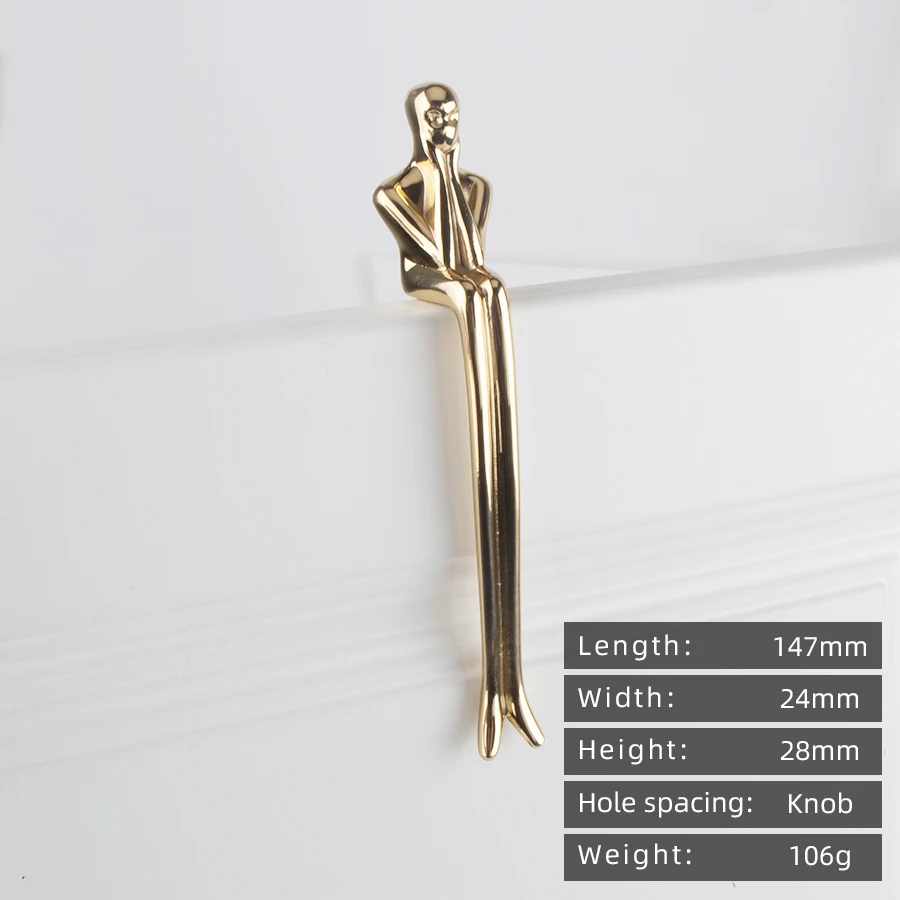 Ручка для шкафа KEDLO из латуни