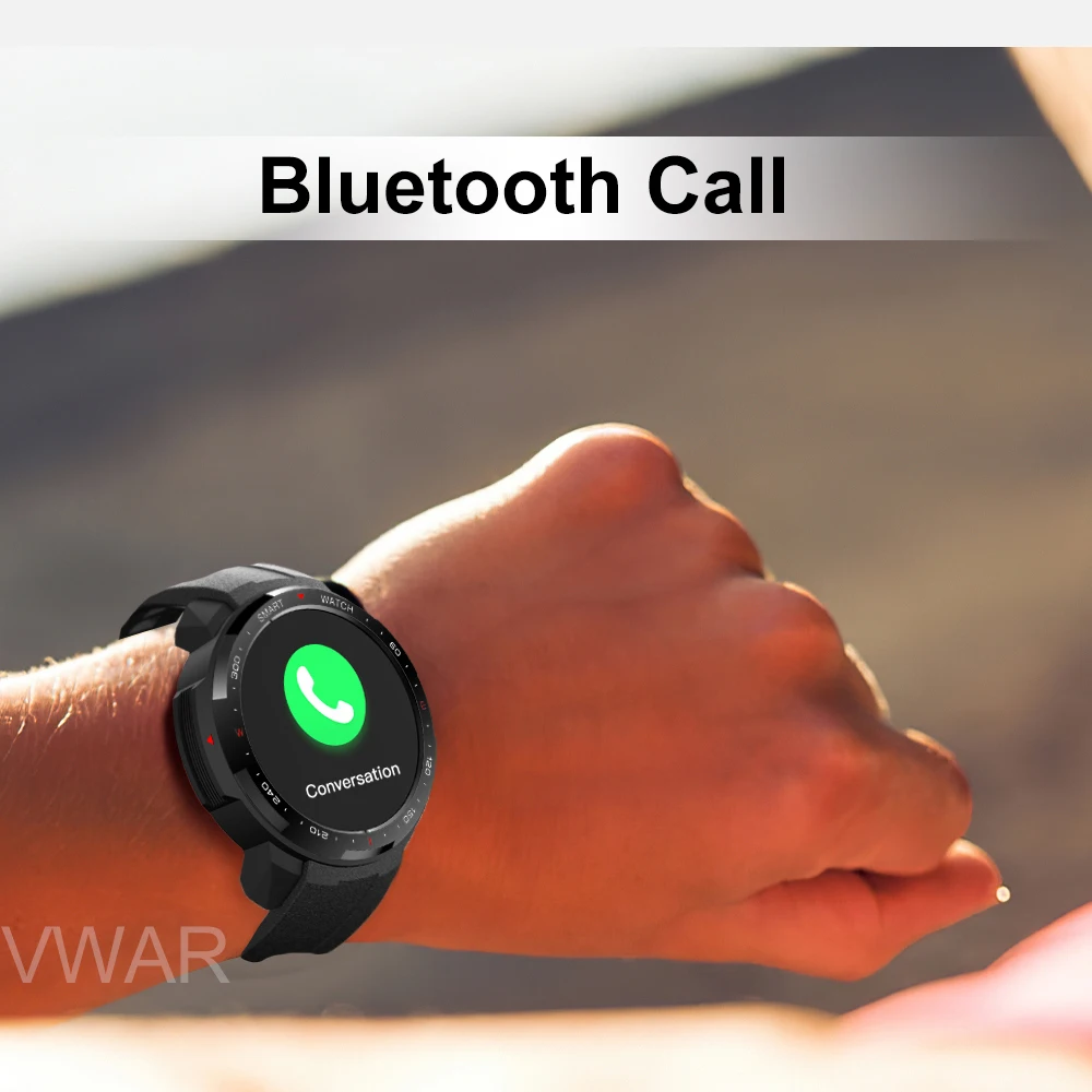 VWAR Smart Watch Compass 8G Memory Bluetooth Call Music Recording for TWS earphones Men Sports Smartwactch Android iPhone |