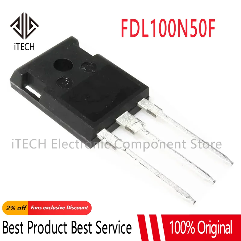 

1PCS 100% New Original FDL100N50F FDL 100N50 100A500V High Power MOS FET TO-264