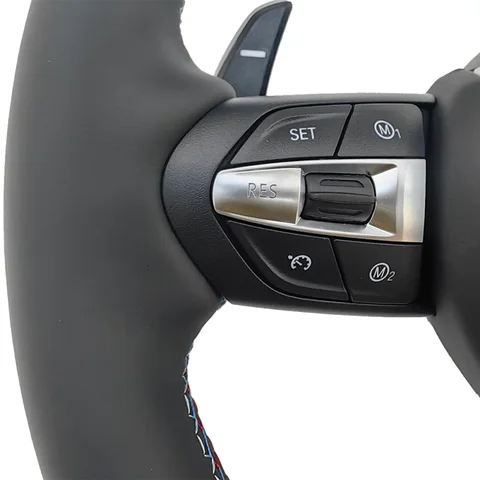 Для BMW F30 F31 F34 F10 F11 F07 F20 F21 F22 F23 F32 F06 F12 F01 F02 1 3 5 7 серии кожаное рулевое колесо гоночное колесо