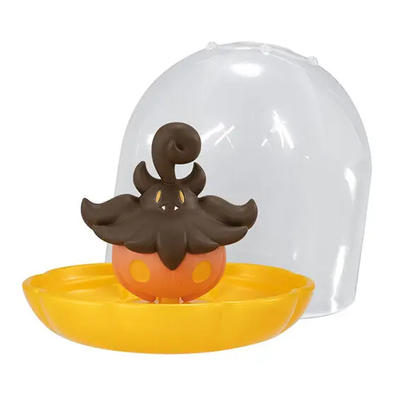 Фото BANDAI фигурки покемонов, модель шкатулки для драгоценностей, дизайн Gengar Pumpkaboo Gashapon Ball, украшение для рабочего стола, официальный подлинный №4