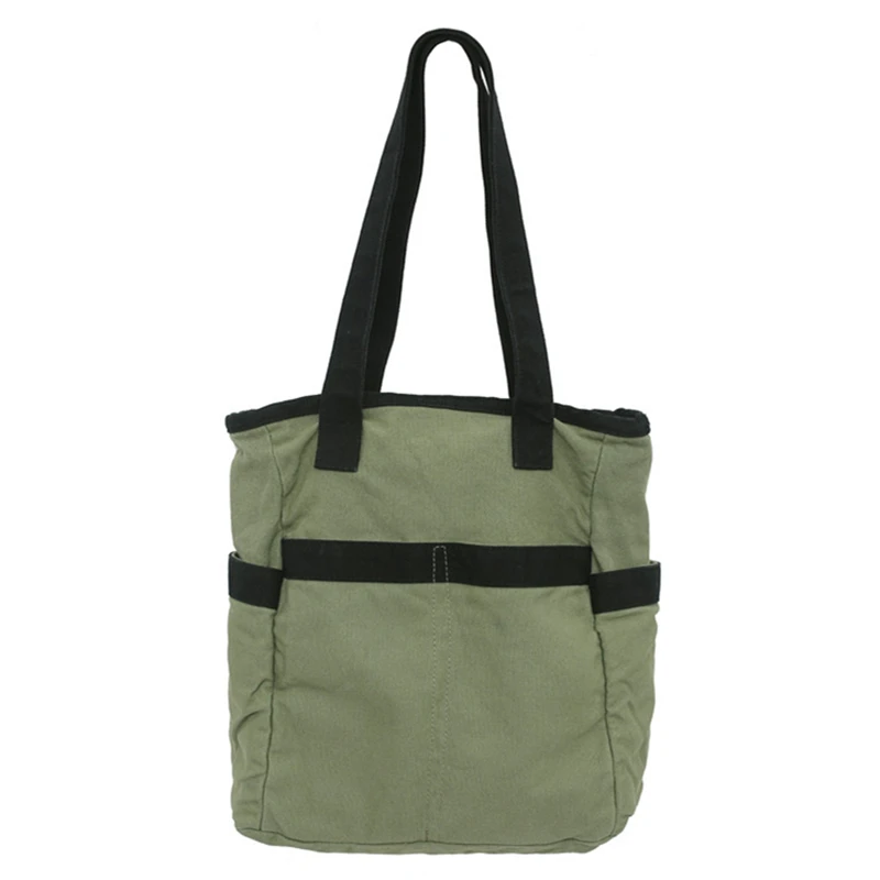 

Male Fashion Canvas Big Capacity Handbag Female Casual High Street Cotton Soft Cloth Tote Bag Big Size Fabric Weekender Bag