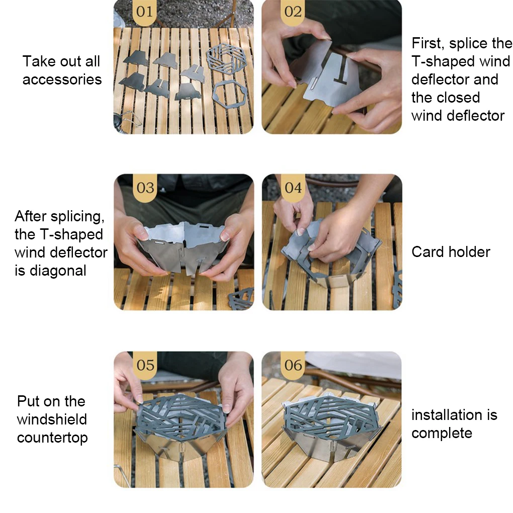 

Уличная плита, ветрозащитный экран, горелка из нержавеющей стали, ветровое стекло, альпинизм, кухонная посуда, защитные аксессуары