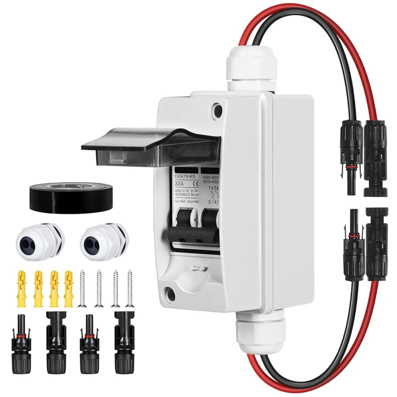 Переключатель отключения солнечных панелей 32 А переменного тока переключатель