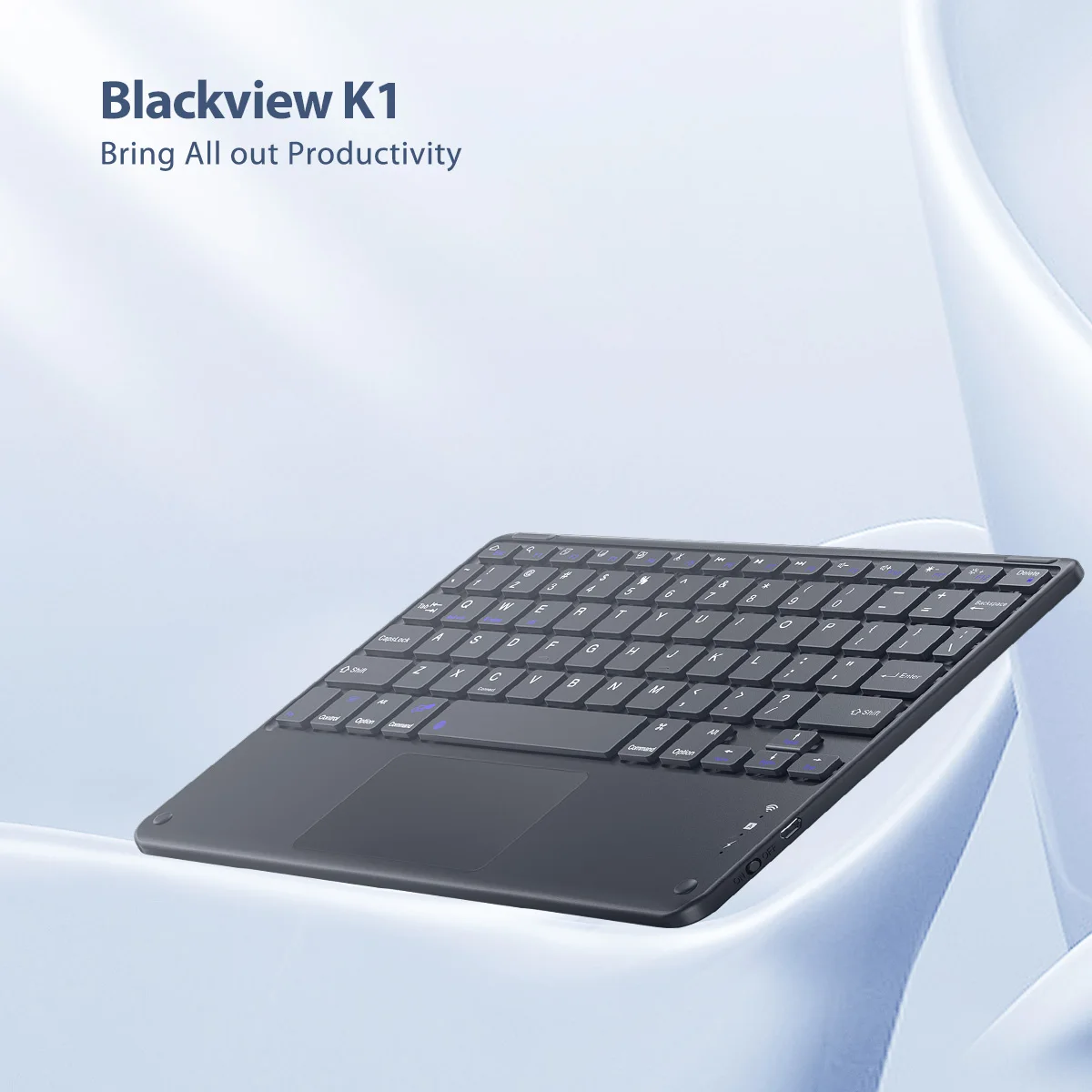 English French Arabic Portable Wireless Keyboard For Tablet Android Ios Windows